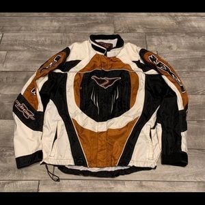 FXR Cold Cross Orange and Black Men's Motocross Riding Biker Jacket Size XL